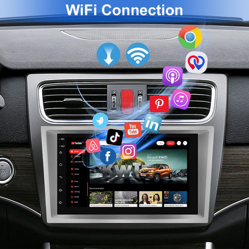 [ Podofo 2din 7''android 10.0 De Radio De Coche Para Opel