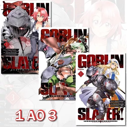 Goblin Slayer 1 Ao 3! Mangá Panini! Novo E Lacrado