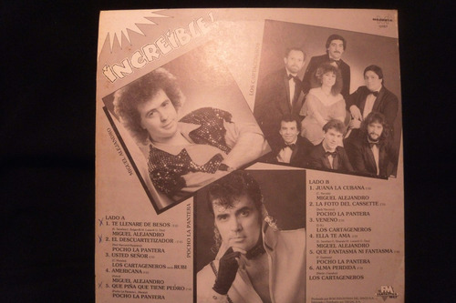 Increible Pocho La Pantera Miguel Alejandro Vinilo