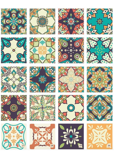 Azulejos Autoadhesivos Vinilos Decorativos - Retro! Guardas