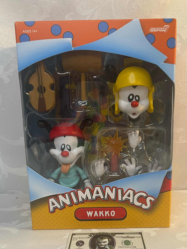 Animaniacs Super7 Wakko Figura (Usado)