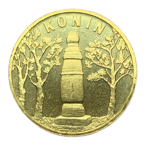 Moneda Polonia 2 Zlote Año 2005 Y# 631 Konin