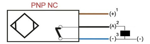 Sensor Inductivo 8 Mm Pnp N.c. Sn = 2 Mm (i0802pcfm12)