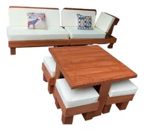 Comprar Sillon Esquinero Madera Palet Pallet O Eucalipto Jardín