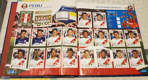 Imagen 3 de 5 de Album Panini Rusia 2018 - Lleno Con Todas Sus Figuritas!