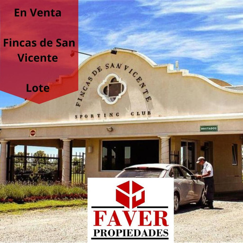 Venta Lote Barrio Privado Fincas De San Vicente Sporting