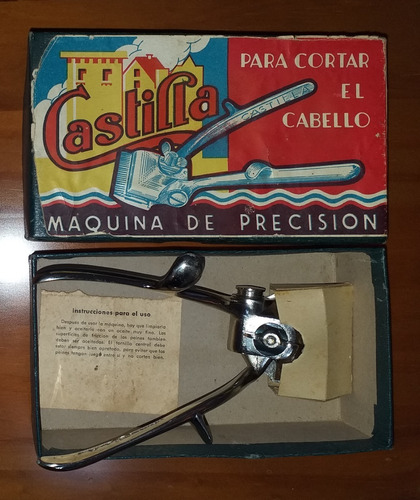 Antigua Cortadora De Pelo Manual Castilla