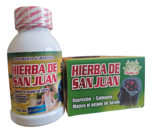 Hierba De San Juan Con 60 Tabletas Sin Sabor