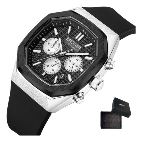 Relojes Impermeables Megir Chronograph Business