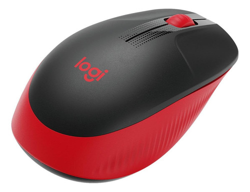 Imagen 3 de 3 de Mouse inalámbrico Logitech M190 rojo
