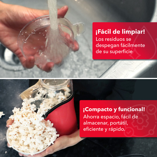 Maquina Para Palomitas Rca Palomitero Con Tapa