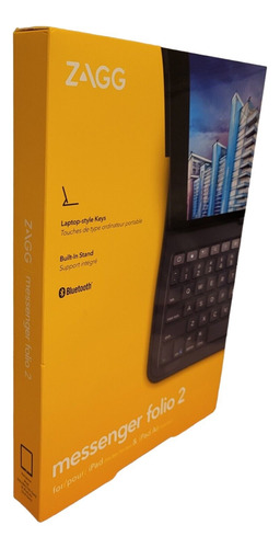 Zagg - Messenger Folio 2 - Teclado Y Funda Para iPad