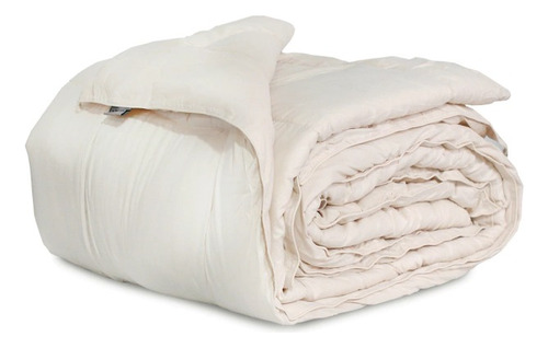 Acolchados Liso Reversible 1 Plaza + Almohadon