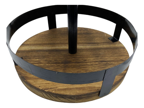 Bandeja Decorativa Madera Para Decorar Tu Hogar Ak2ttred01 Color Marrón Oscuro