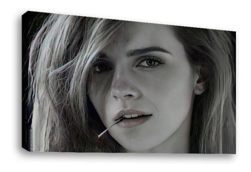 Cuadro Decorativo Canvas Moderno Emma Watson A B Y N