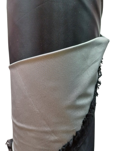Tela Silver Poliéster, Impermeable, Rompevientos, 1.50x3m Negro Liso
