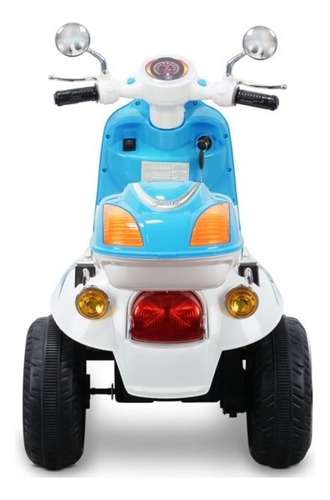 Mini Moto Electrica Bateria 6v Retro Azul Vespa Niñas Xt P
