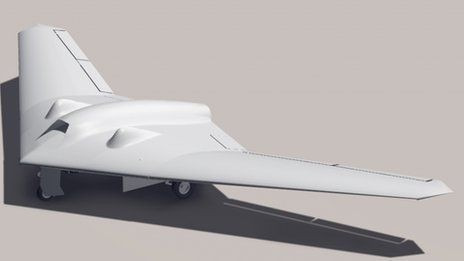 Miniatura Diecast 1/72, Lockheed Martin Rq 170 Sentinel