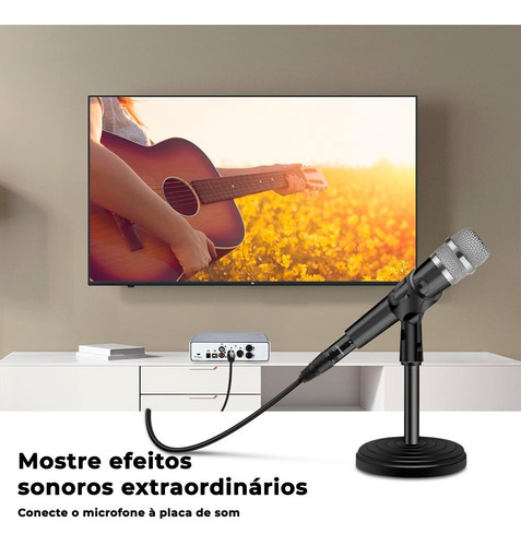 Imagem 5 de 7 de Ugreen Cabo Microfone Xlr Canon Macho Fêmea Balanceado 1m