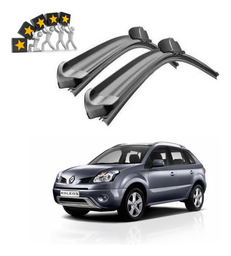 Plumas Limpiaparabrisas Flexibles Renault Koleos 2008 A 2011