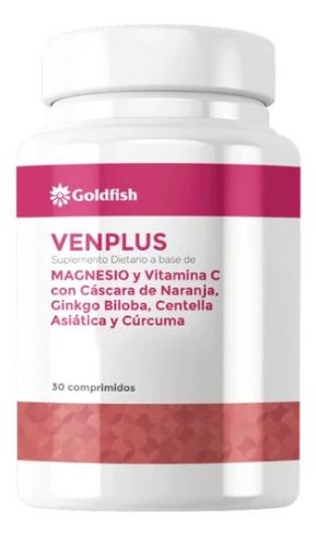 Venplus Goldfish Magnesio Vit C Ginko Centella Curcuma X 30 Comp.