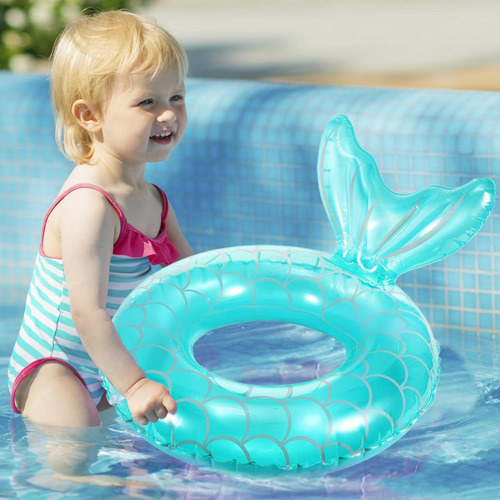Flotador Inflable Para Bebé Alberca Sirena