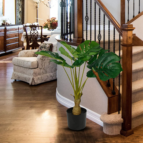 Planta Artificial Decorativa, Árbol Mostera 86 Cm