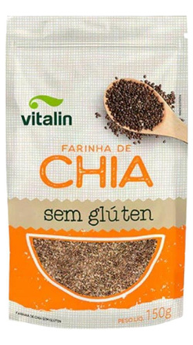 Kit 6x: Farinha De Chia Sem Glúten Vitalin 150g