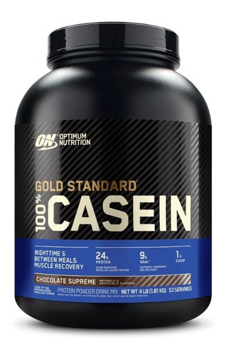 Proteina Optimum Nutrition Gold Standard 100% Casein 4 Lbs Sabor Cookies And Cream