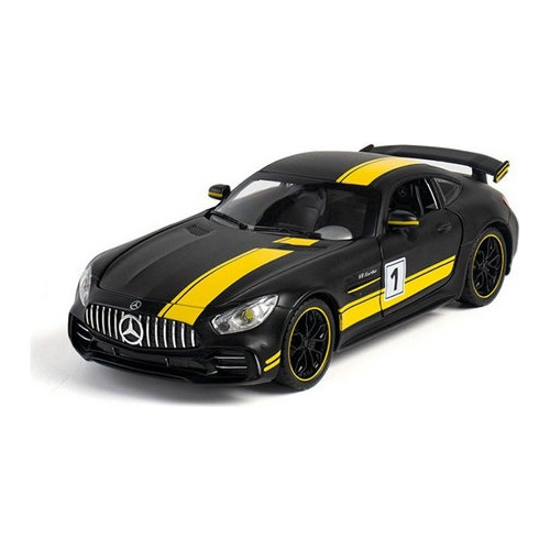 Mercedes-benz Amg Gtr Miniatura Metal Autos Con Luz Y Sonido