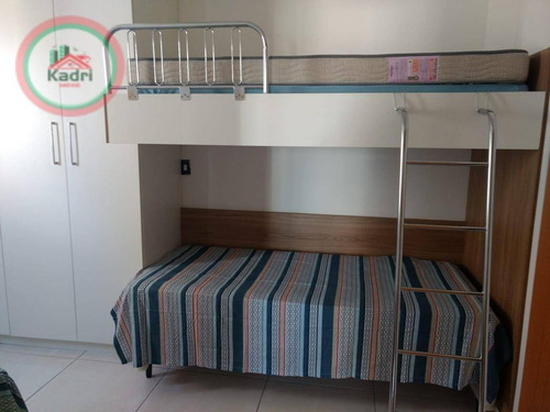 Apartamento Com 2 Dormitórios À Venda, 82 M² Por R$ 420.000,00 - Vila Guilhermina - Praia Grande/sp - Ap5352