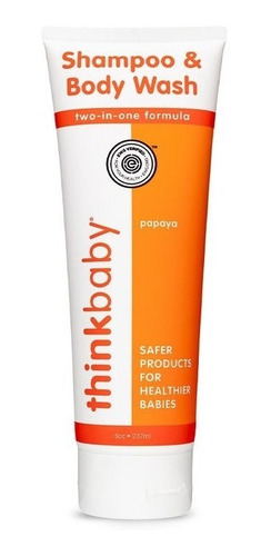 Shampoo Cabello/cuerpo Think Thinkbaby Con Papaya, Para Bebé