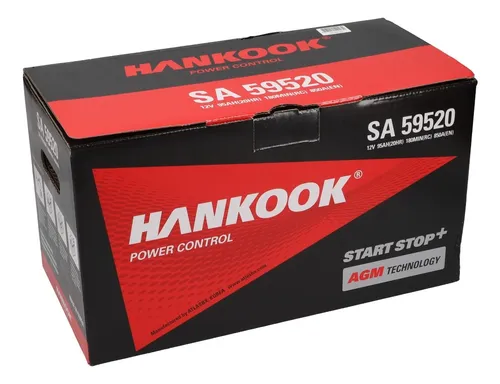 Batería Hankook Agm 59520 95 Ah 850cca