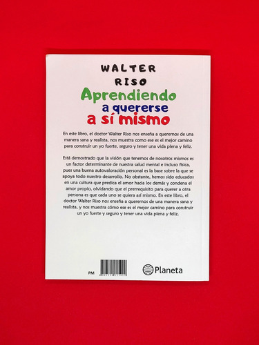 Aprendiendo A Quererse A Sí Mismo Walter Riso Libro Físico