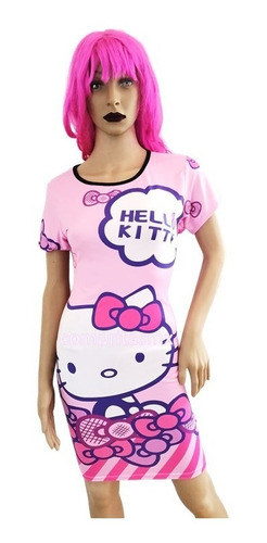 Vestido Hello Kitty Moda Japonesa Unitalla Dama 