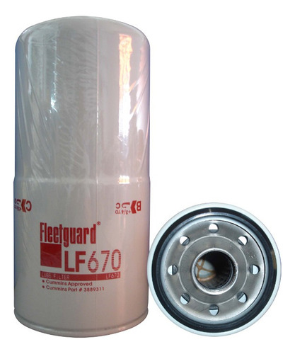 Filtro Aceite Fleetguard Lf670 Cummins 3313287 B96 51970