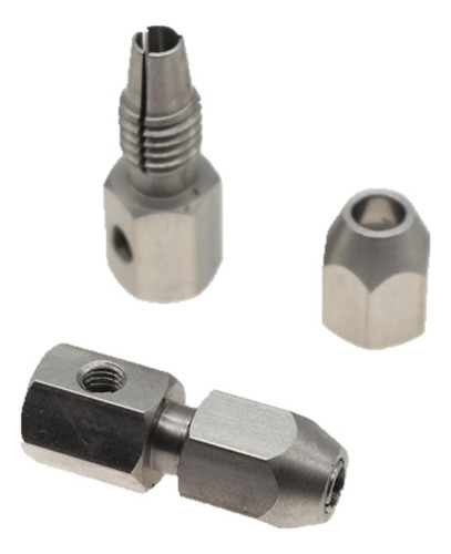 2 X 2x Acoplamiento De Eje Flexible, Portabrocas De 2 Piezas