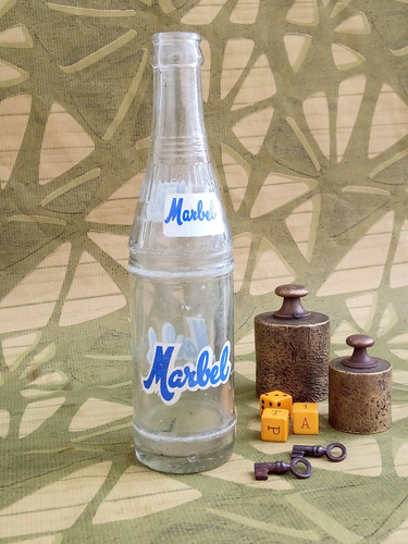 Botella Vintage Gaseosa Cola Marvel, Refresco Venezolano