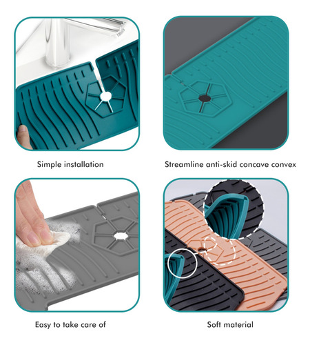 Grifo De Cocina Grande De Silicona Con Protección Contra Sal
