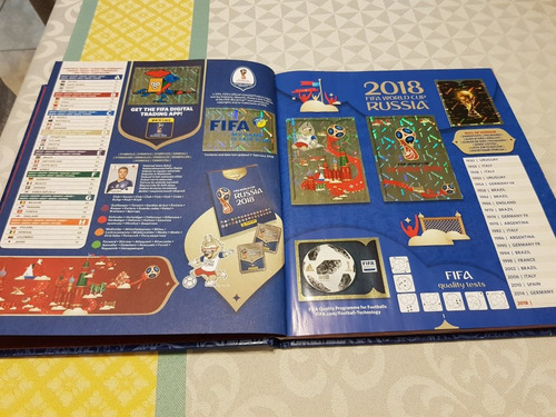 Imagen 2 de 5 de Album Panini Rusia 2018 - Lleno Con Todas Sus Figuritas!