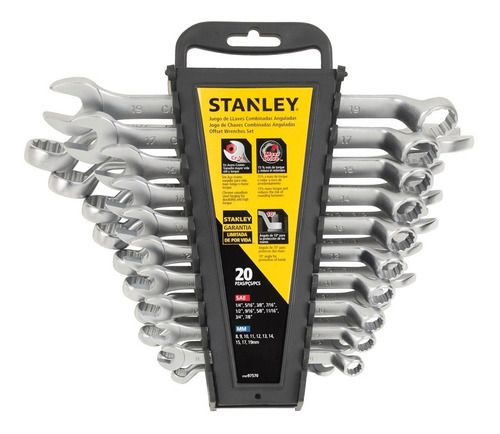 Juego De Llaves Combinadas Acodadas Stanley Stmt97570 20 Pzs