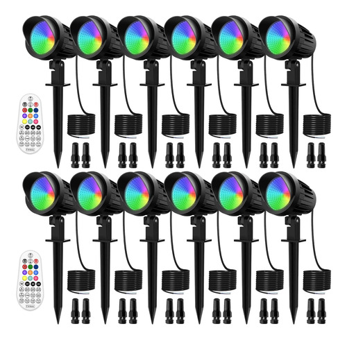 Meikee Spots Para Jardin Rgb