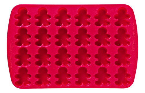 Wilton  molde Con 24 Cavidades, Rojo