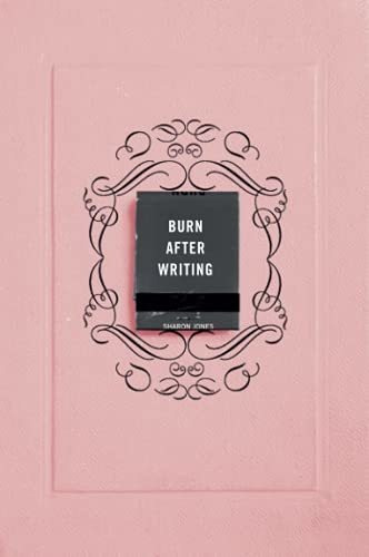 Book : Burn After Writing (pink) - Jones, Sharon
