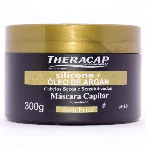 Máscara Silicone E Óleo Argan 300g Theracap