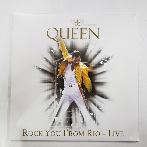Queen Rock You From Rio Live Lp De Europa Sellado