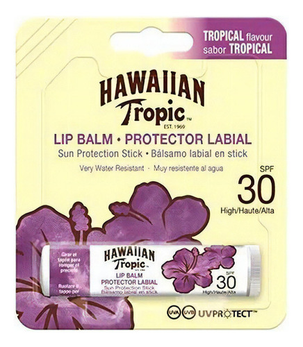Protector Solar Para Labios Fps 30 | Hawaiian Tropic | 4gr