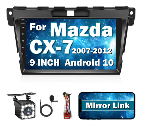 Autoestéreo Con Android 10.0 De 9 In For Mazda Cx-7