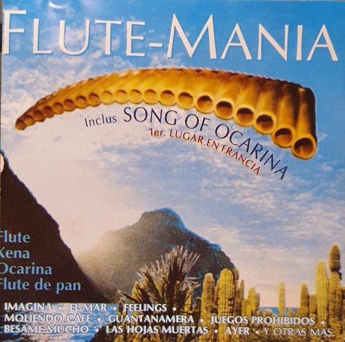 Cd Los Cochabamba - Song Of Ocarina - Flute Mania