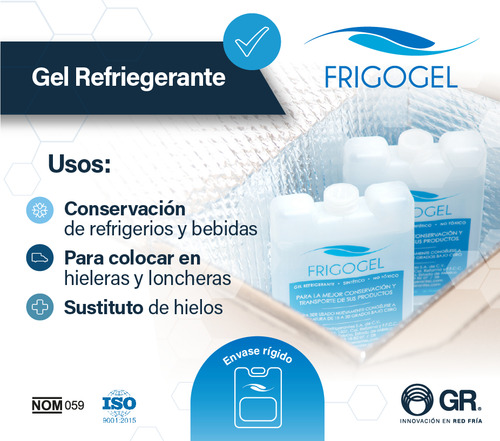 Frigogel | Compresas De Gel Congelante, Envase Rígido Mod 1